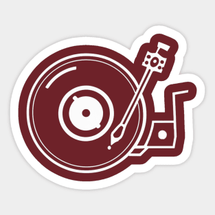 RECORD PLAYER Sticker